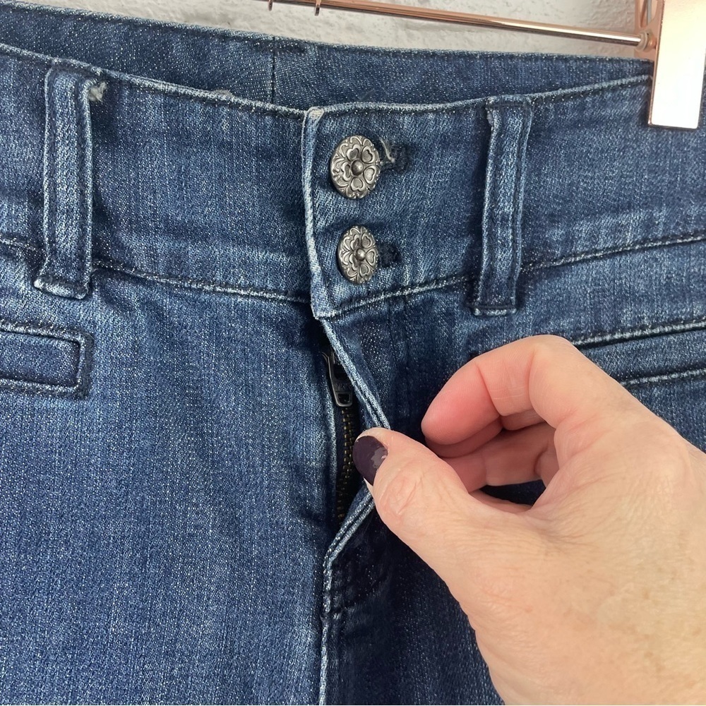 Cache 90s Y2k Medium Wash 2 Button Trouser Jeans … - image 3